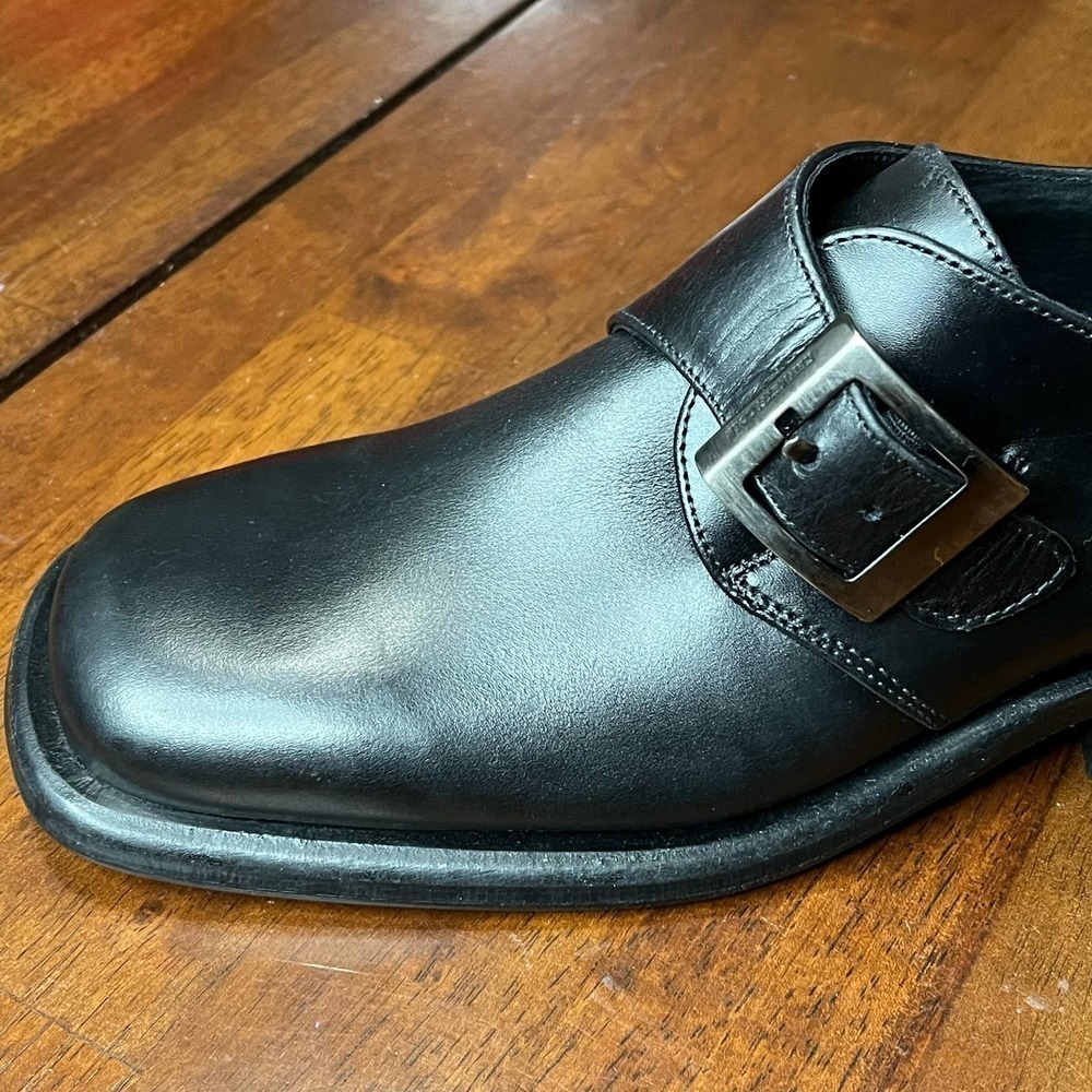 Kenneth Cole New York Men’s Square Toe Leather Shoes Dress Occasion Band Wedding - Picture 5 of 5